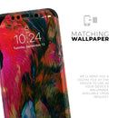 Liquid Abstract Paint V61 - Protective Skin Wrap & Decal – Compatible with iPhone SE to iPhone 17 Pro Max (All Models)