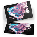 Liquid Abstract Paint V62 - Premium Protective Decal Skin-Kit for the Apple Credit Card