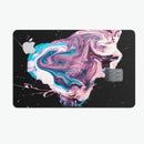 Liquid Abstract Paint V62 - Premium Protective Decal Skin-Kit for the Apple Credit Card