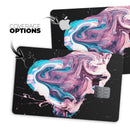 Liquid Abstract Paint V62 - Premium Protective Decal Skin-Kit for the Apple Credit Card