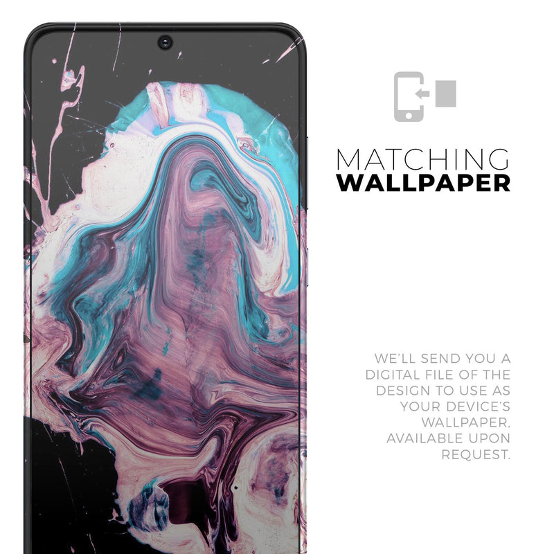 Liquid Abstract Paint V62 - Skin-Kit for the Samsung Galaxy S-Series S20, S20 Plus, S20 Ultra , S10 & others (All Galaxy Devices Available)