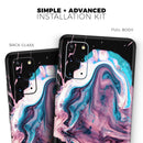 Liquid Abstract Paint V62 - Skin-Kit for the Samsung Galaxy S-Series S20, S20 Plus, S20 Ultra , S10 & others (All Galaxy Devices Available)
