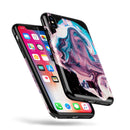 Liquid Abstract Paint V62 - iPhone X Swappable Hybrid Case