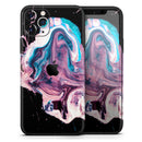 Liquid Abstract Paint V62 - Protective Skin Wrap & Decal – Compatible with iPhone SE to iPhone 17 Pro Max (All Models)