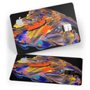 Liquid Abstract Paint V63 - Premium Protective Decal Skin-Kit for the Apple Credit Card