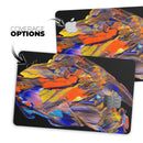 Liquid Abstract Paint V63 - Premium Protective Decal Skin-Kit for the Apple Credit Card