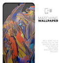 Liquid Abstract Paint V63 - Skin-Kit for the Samsung Galaxy S-Series S20, S20 Plus, S20 Ultra , S10 & others (All Galaxy Devices Available)