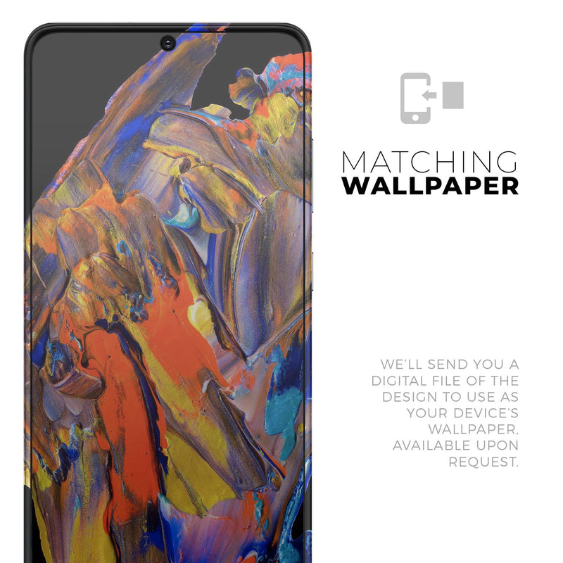 Liquid Abstract Paint V63 - Skin-Kit for the Samsung Galaxy S-Series S20, S20 Plus, S20 Ultra , S10 & others (All Galaxy Devices Available)