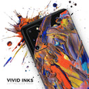 Liquid Abstract Paint V63 - Skin-Kit for the Samsung Galaxy S-Series S20, S20 Plus, S20 Ultra , S10 & others (All Galaxy Devices Available)