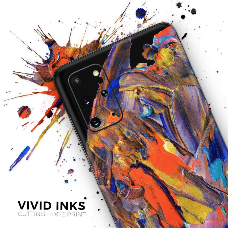 Liquid Abstract Paint V63 - Skin-Kit for the Samsung Galaxy S-Series S20, S20 Plus, S20 Ultra , S10 & others (All Galaxy Devices Available)