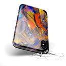 Liquid Abstract Paint V63 - iPhone X Swappable Hybrid Case