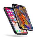Liquid Abstract Paint V63 - iPhone X Swappable Hybrid Case