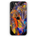 Liquid Abstract Paint V63 - Protective Skin Wrap & Decal – Compatible with iPhone SE to iPhone 17 Pro Max (All Models)