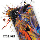 Liquid Abstract Paint V63 - Protective Skin Wrap & Decal – Compatible with iPhone SE to iPhone 17 Pro Max (All Models)