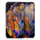 Liquid Abstract Paint V63 - Protective Skin Wrap & Decal – Compatible with iPhone SE to iPhone 17 Pro Max (All Models)