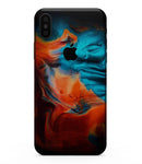 Liquid Abstract Paint V64 - iPhone XS MAX, XS/X, 8/8+, 7/7+, 5/5S/SE Skin-Kit (All iPhones Available)