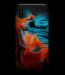 Liquid Abstract Paint V64 - iPhone XS MAX, XS/X, 8/8+, 7/7+, 5/5S/SE Skin-Kit (All iPhones Available)