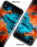 Liquid Abstract Paint V64 - iPhone X Clipit Case