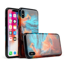 Liquid Abstract Paint V64 - iPhone X Swappable Hybrid Case