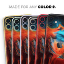 Liquid Abstract Paint V64 - Protective Skin Wrap & Decal – Compatible with iPhone SE to iPhone 17 Pro Max (All Models)