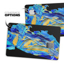 Liquid Abstract Paint V65 - Premium Protective Decal Skin-Kit for the Apple Credit Card