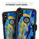 Liquid Abstract Paint V65 - Skin Kit for the iPhone OtterBox Cases