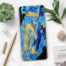Liquid Abstract Paint V65 - Skin-Kit for the Samsung Galaxy S-Series S20, S20 Plus, S20 Ultra , S10 & others (All Galaxy Devices Available)