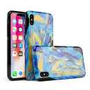 Liquid Abstract Paint V65 - iPhone X Swappable Hybrid Case