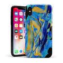 Liquid Abstract Paint V65 - iPhone X Swappable Hybrid Case