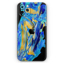 Liquid Abstract Paint V65 - Protective Skin Wrap & Decal – Compatible with iPhone SE to iPhone 17 Pro Max (All Models)