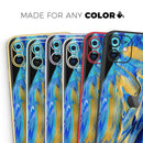 Liquid Abstract Paint V65 - Protective Skin Wrap & Decal – Compatible with iPhone SE to iPhone 17 Pro Max (All Models)