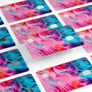 Liquid Abstract Paint V66 - Premium Protective Decal Skin-Kit for the Apple Credit Card