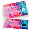 Liquid Abstract Paint V66 - Premium Protective Decal Skin-Kit for the Apple Credit Card