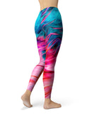 Liquid Abstract Paint V66 - All Over Print Womens Leggings / Yoga or Workout Pants
