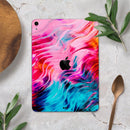 Liquid Abstract Paint V66 - Full Body Skin Decal for the Apple iPad Pro 12.9", 11", 10.5", 9.7", Air or Mini (All Models Available)
