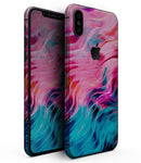 Liquid Abstract Paint V66 - iPhone XS MAX, XS/X, 8/8+, 7/7+, 5/5S/SE Skin-Kit (All iPhones Available)