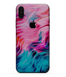 Liquid Abstract Paint V66 - iPhone XS MAX, XS/X, 8/8+, 7/7+, 5/5S/SE Skin-Kit (All iPhones Available)