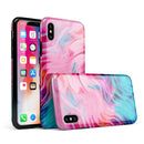Liquid Abstract Paint V66 - iPhone X Swappable Hybrid Case
