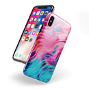 Liquid Abstract Paint V66 - iPhone X Swappable Hybrid Case