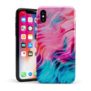 Liquid Abstract Paint V66 - iPhone X Swappable Hybrid Case