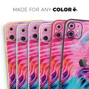 Liquid Abstract Paint V66 - Protective Skin Wrap & Decal – Compatible with iPhone SE to iPhone 17 Pro Max (All Models)