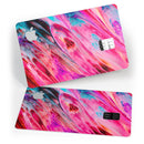 Liquid Abstract Paint V67 - Premium Protective Decal Skin-Kit for the Apple Credit Card