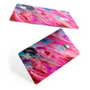 Liquid Abstract Paint V67 - Premium Protective Decal Skin-Kit for the Apple Credit Card