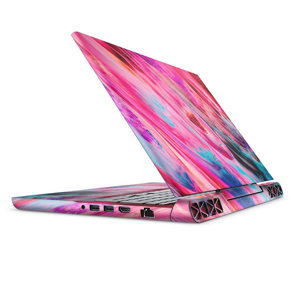 Liquid Abstract Paint V67 - Full Body Skin Decal Wrap Kit for the Dell Inspiron 15 7000 Gaming Laptop (2017 Model)
