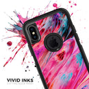 Liquid Abstract Paint V67 - Skin Kit for the iPhone OtterBox Cases