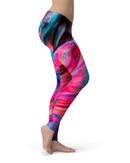 Liquid Abstract Paint V67 - All Over Print Womens Leggings / Yoga or Workout Pants