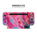 Liquid Abstract Paint V67 - Vinyl Skin Wrap for Nintendo Switch 2, OLED, Lite, Pro Controller, Wii & Classic Handhelds
