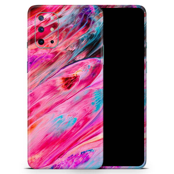 Liquid Abstract Paint V67 - Full Body Skin Decal Wrap Kit for OnePlus Phones