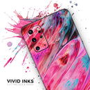 Liquid Abstract Paint V67 - Skin-Kit for the Samsung Galaxy S-Series S20, S20 Plus, S20 Ultra , S10 & others (All Galaxy Devices Available)