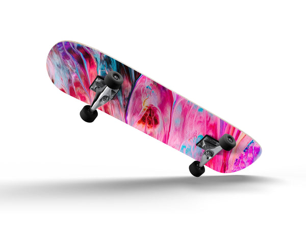 Liquid Abstract Paint V67 - Full Body Skin Decal Wrap Kit for Skateboard Decks